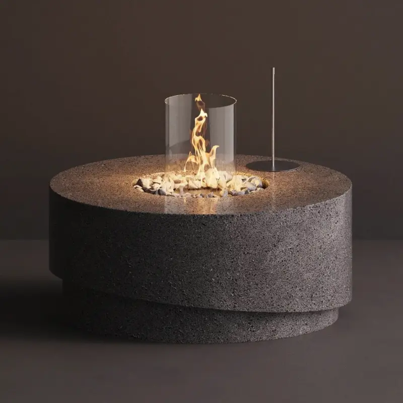 Spiral-Bioethanol-Feuerstelle